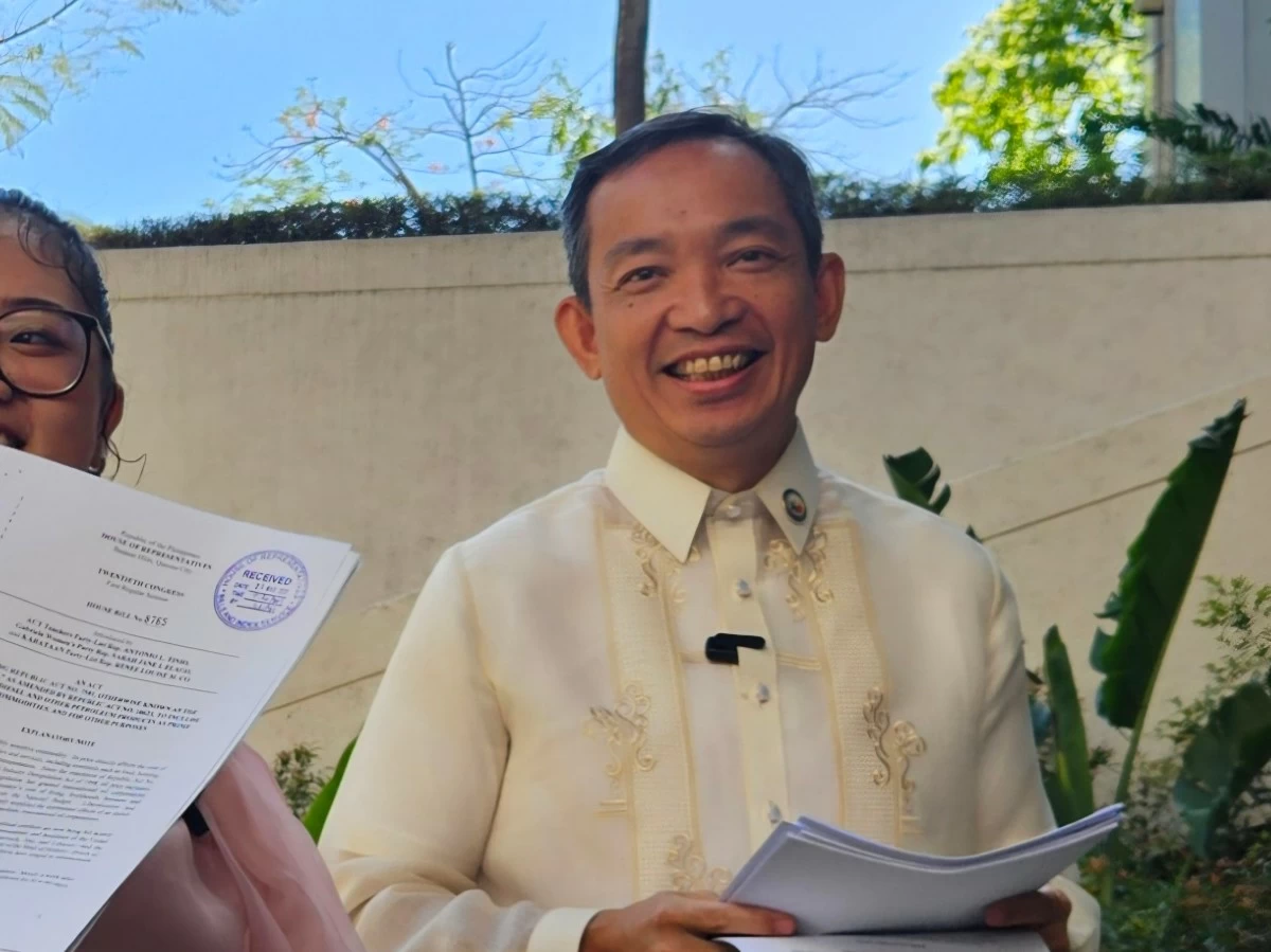 ACT Teachers Party-list Rep. Antonio Tinio (Ellson Quismorio/ MANILA BULLETIN)