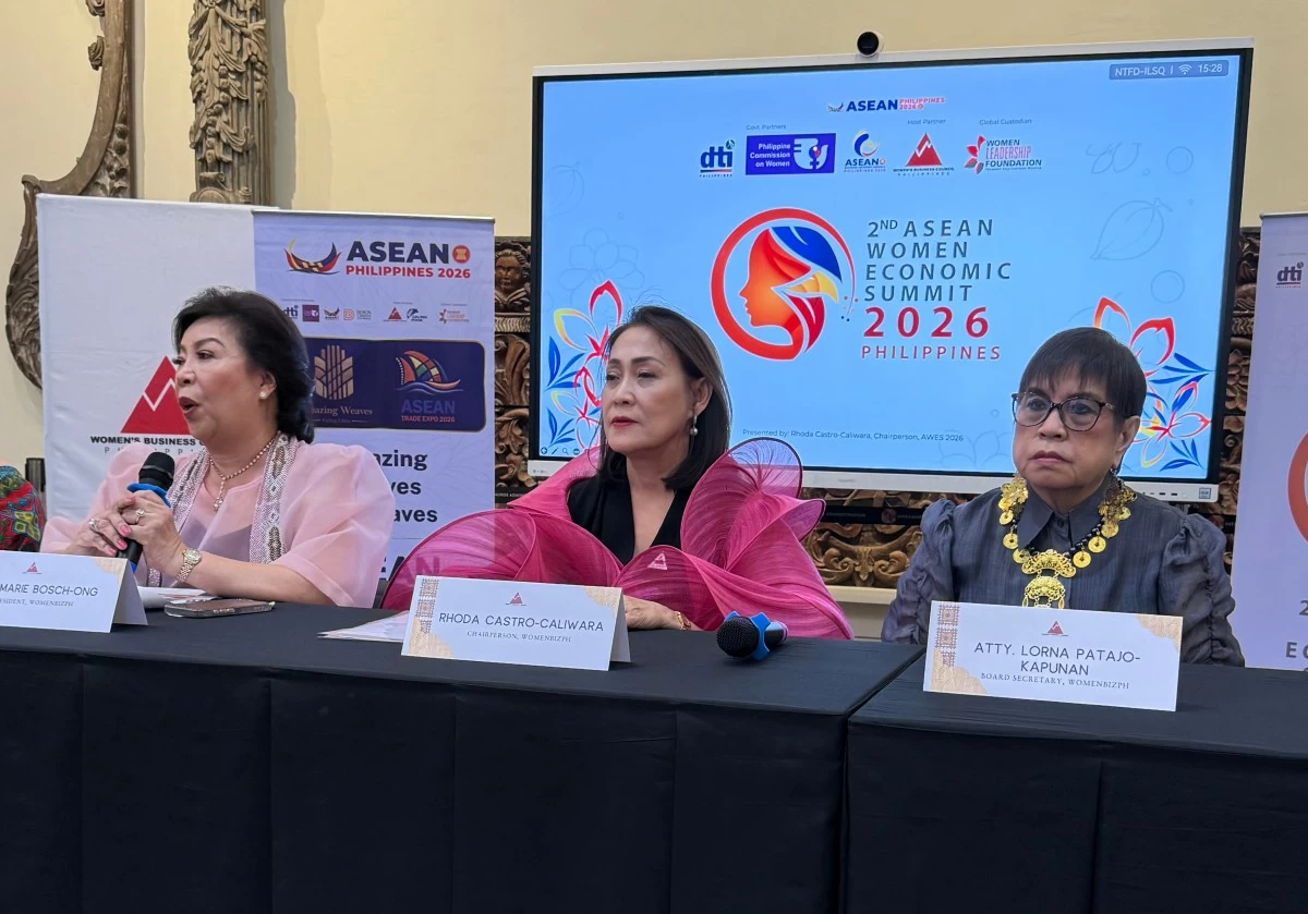 Rose Ong, president; Rhoda Caliwara, chairperson; and Atty. Lorna Kapunan, board secretary