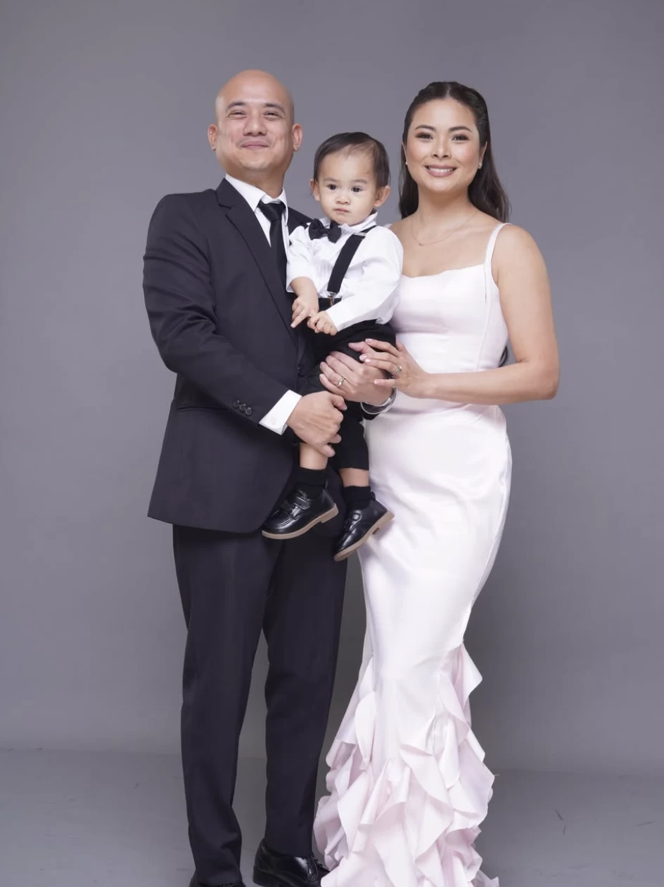Maxine Medina with her husband Timmy Llana and their baby boy Timothy Mateus Ezekiel