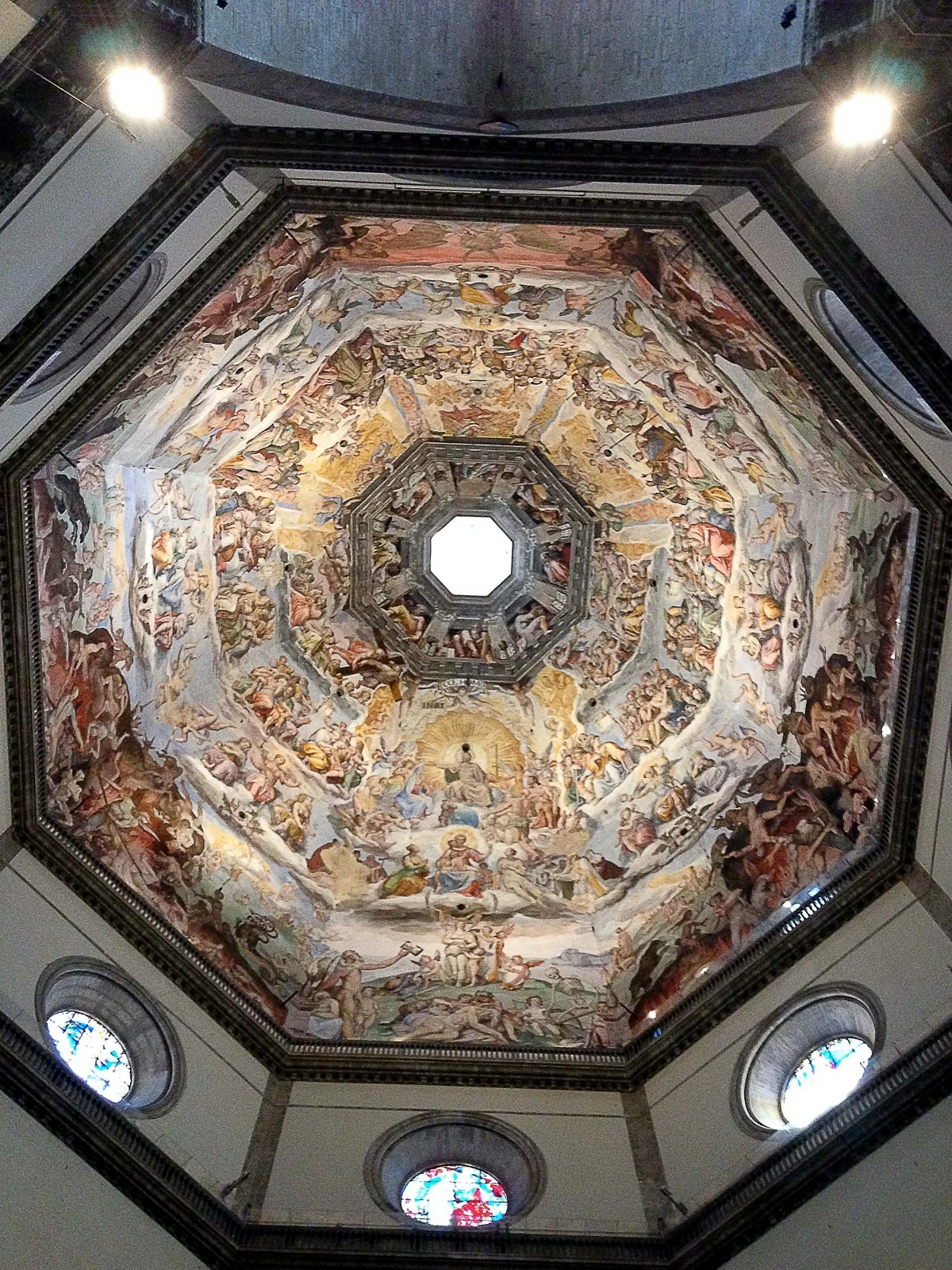 THE LAST JUDGEMENT This 3,600 sq. meter  fresco covering the interior of the Florence Cathedral dome is considered one of the world's largest artworks.
