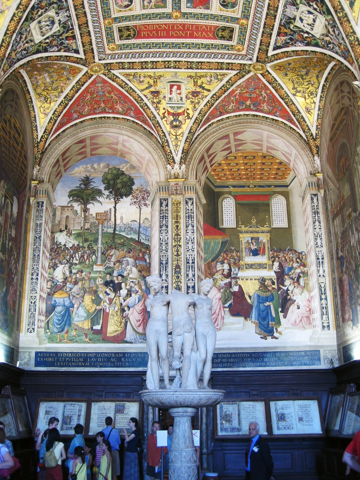 CLASSIC LIFE Duomo di Siena's Libreria Piccolomini is a showcase of vibrant frescoes and illuminated choir books.