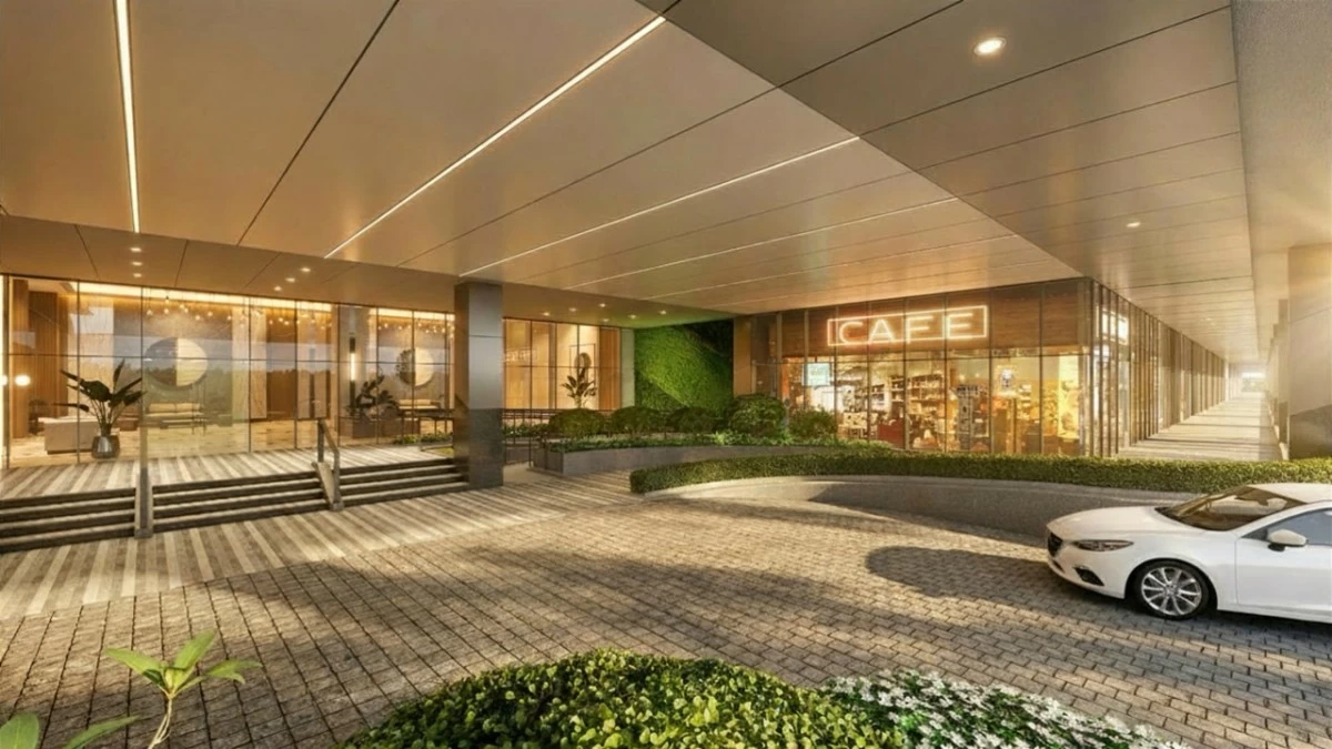 Twin Residences features a thoughtfully designed arrival experience, with convenient retail and drop-off areas that support everyday ease for residents.
