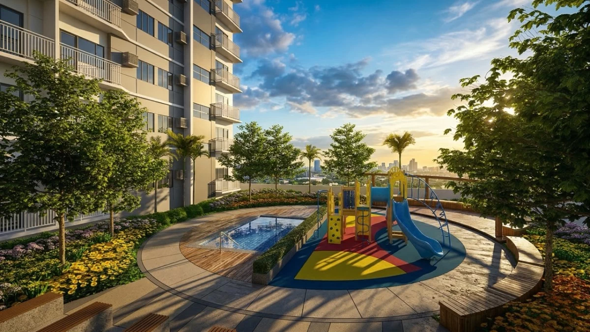 Family-friendly spaces, including dedicated play areas, provide a safe and engaging environment that supports everyday living for growing households.
