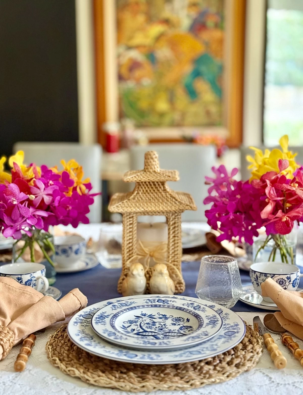 Anna's tablescape up close (Photo by SM Home)