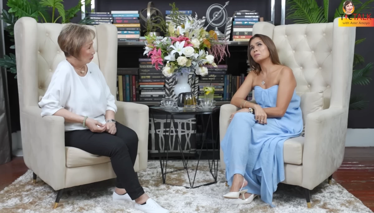 Aster Amoyo (left) and Pokwang