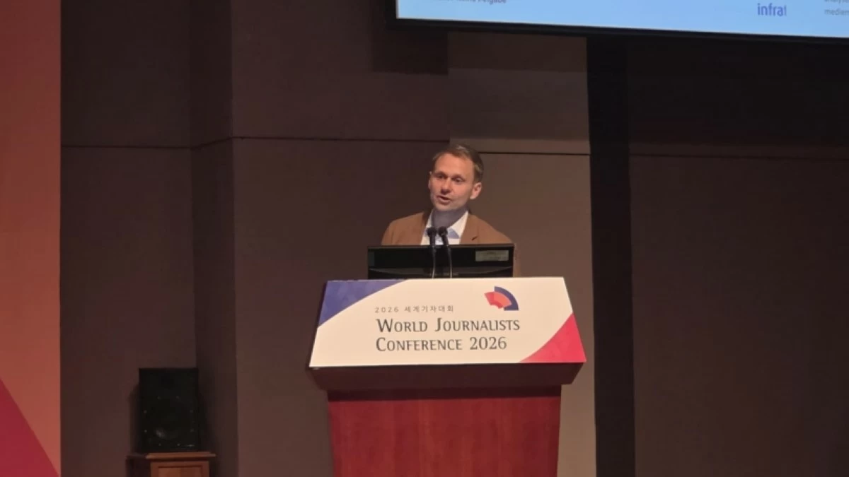 Speaker Felix Lill from Germany, correspondent, Redaktionsnetzwerk Deutschland (Jonathan Hicap) 