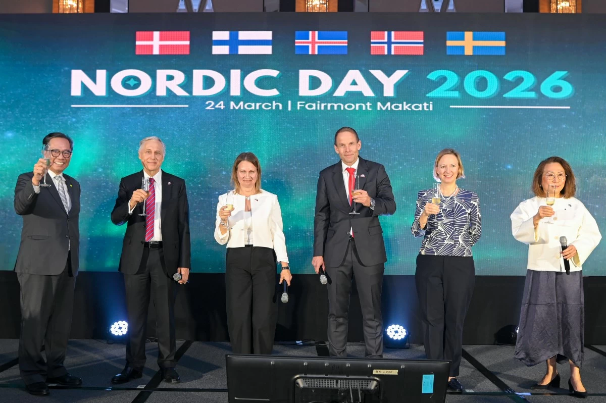 DFA Undersecretary for Policy Leo Herrera-Lim, Ambassador of Denmark Franz-Michael Mellbin, Ambassador of Finland Saija Nurminen, Ambassador of Norway, Christian Halaas Lyster, Ambassador of Sweden Anna Ferry, Honorary Consul General of Iceland in Manila Elizabeth Sy