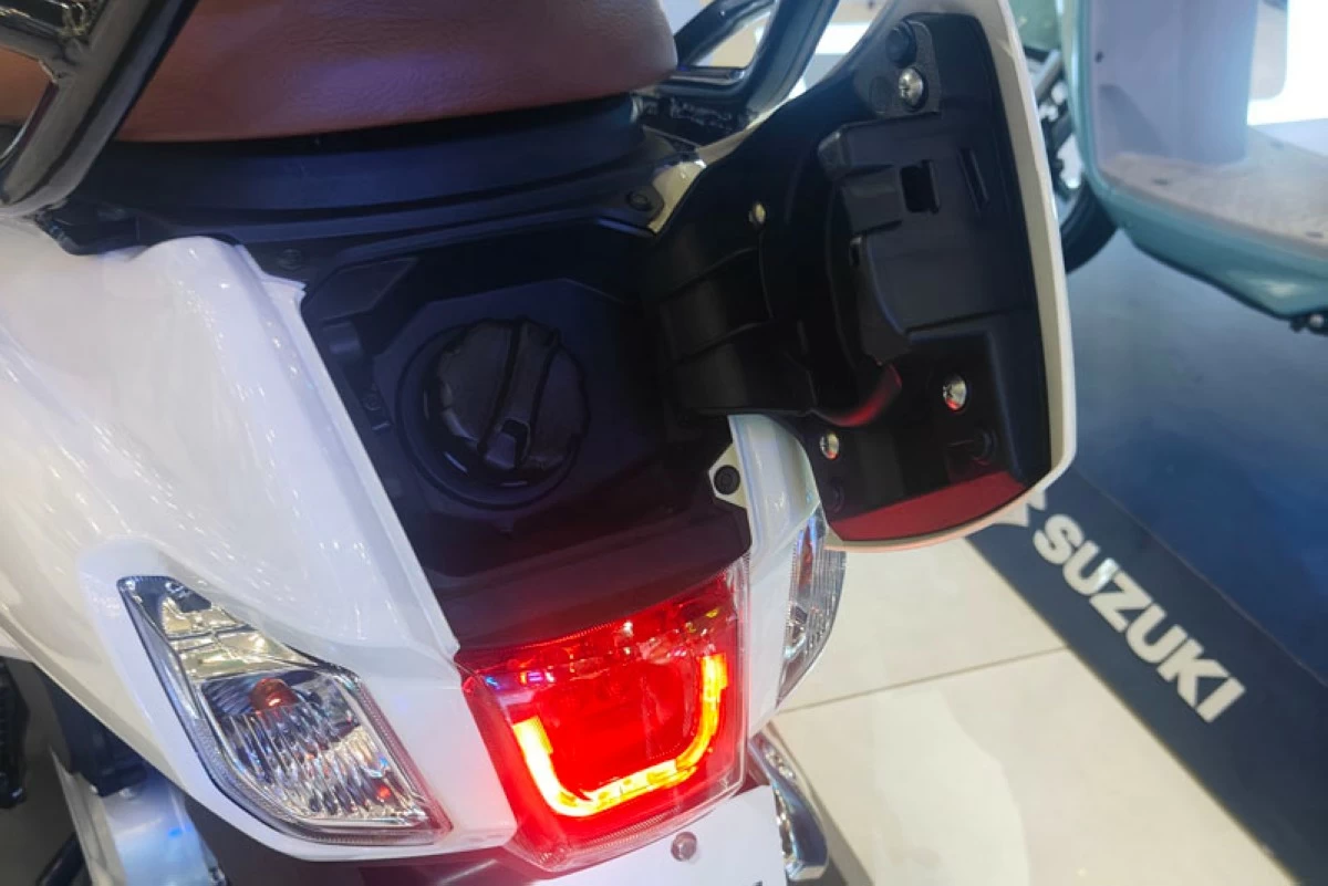 The Access has a unique rear-mounted fuel filler cap for easier refueling.