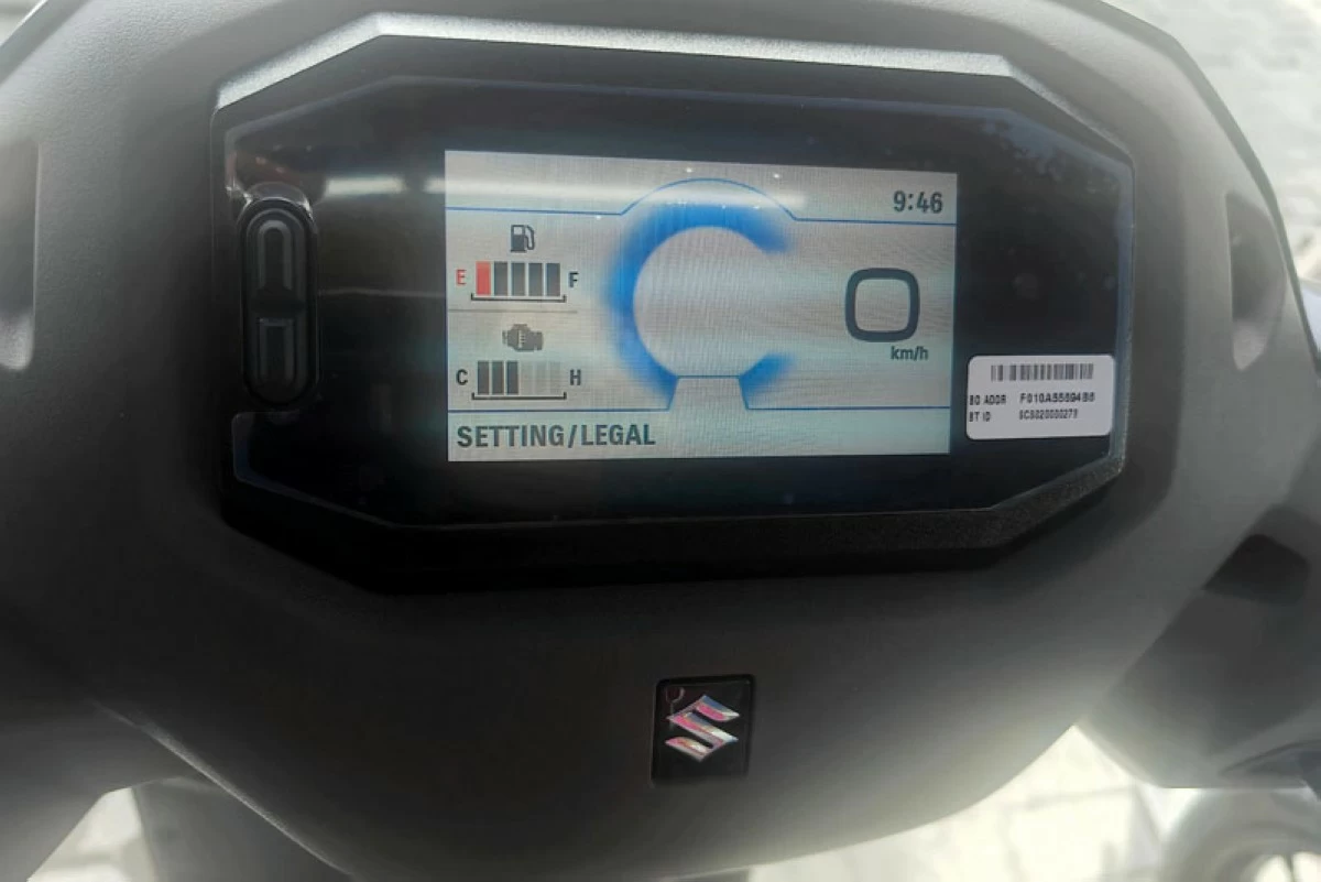 Digital instrument panel of the Access Ride Connect Edition.
