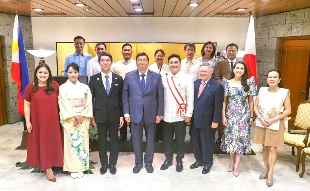 The Embassy of Japan recently celebrated Senate Majority Leader Juan Miguel “Migz” Zubiri for receiving the Grand Cordon of the Order of the Rising Sun—Japan's highest honor for foreign nationals—in recognition of his pivotal role in strengthening the bilateral partnership between Manila and Tokyo was personally conferred on him by Emperor Naruhito at the Imperial Palace in Tokyo in November 2025. (Photo from the Office of Senate Majority Leader Juan Miguel 