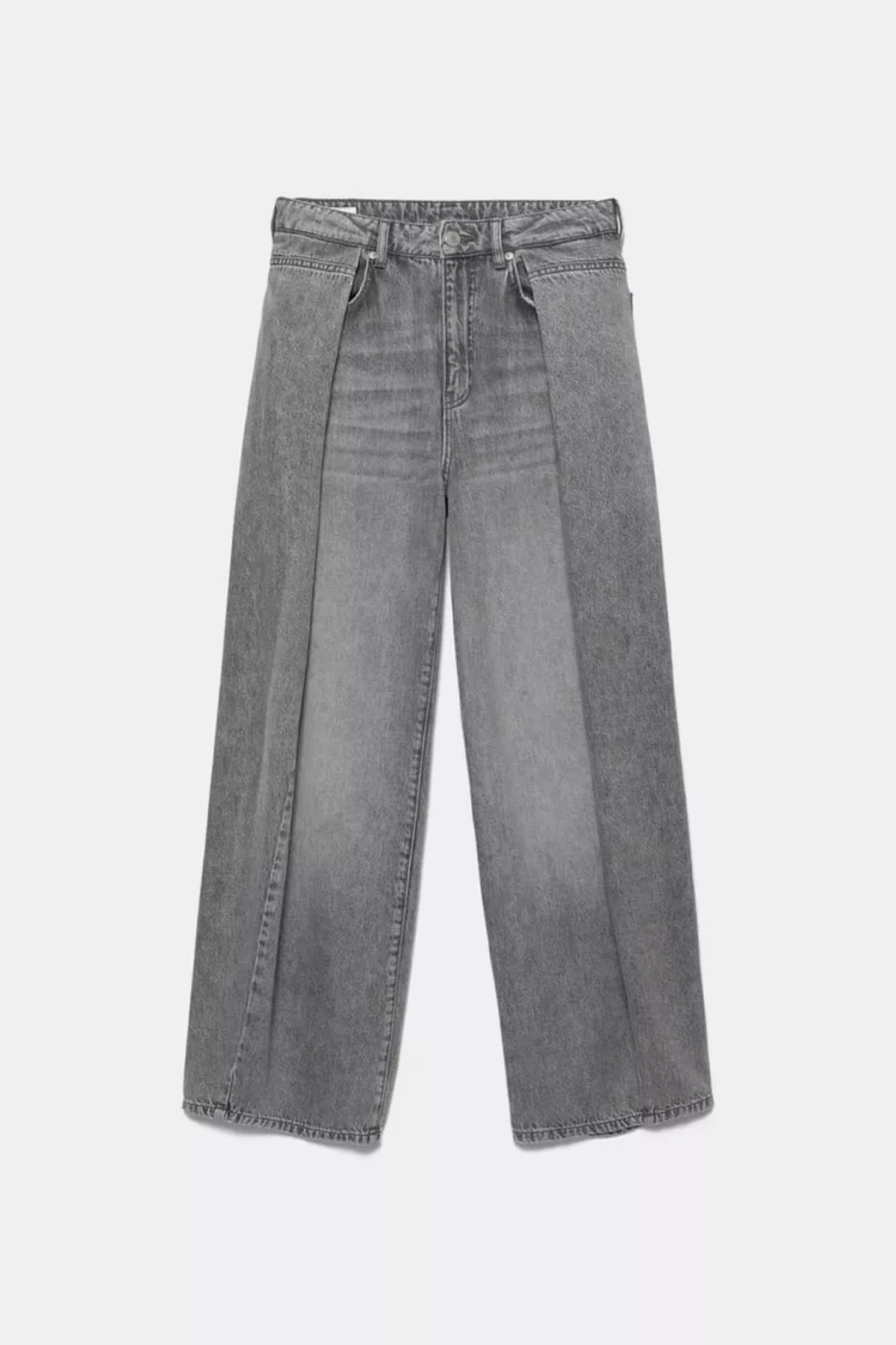 Pleated balloon fit baggy jeans (Pull and Bear)
