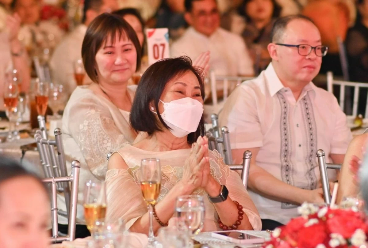 Grace Tan Caktiong, whose vision and leadership helped establish the Jollibee Group Foundation, is recognized during the Foundation’s 20th Anniversary celebration, honoring partners and milestones over the past two decades.