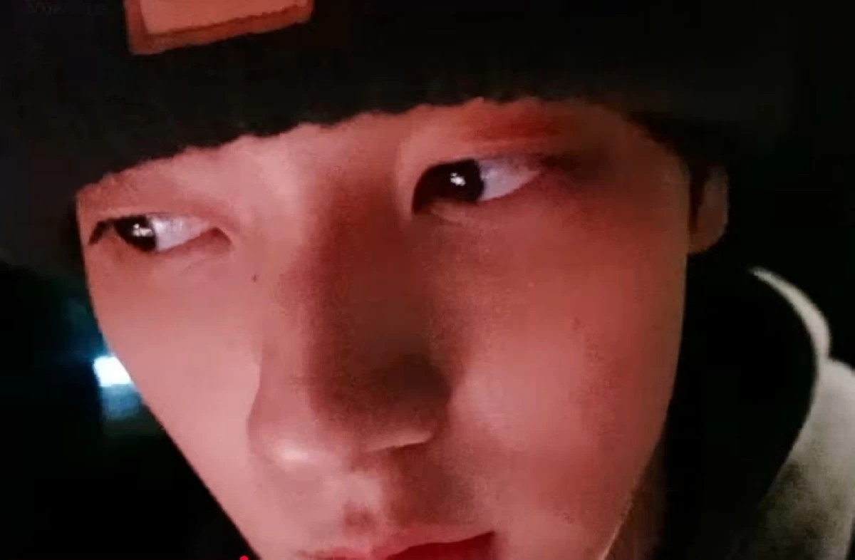 Tomorrow X Together member Soobin in a taxi in Cebu (Screenshot from TXT video on YouTube) 