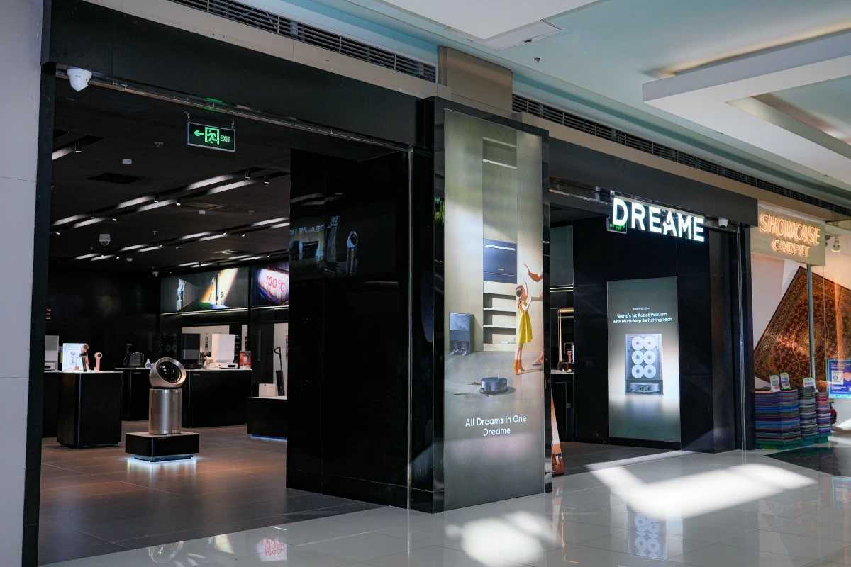 Dreame’s flagship store allows visitors to explore an ecosystem of smart home innovations.