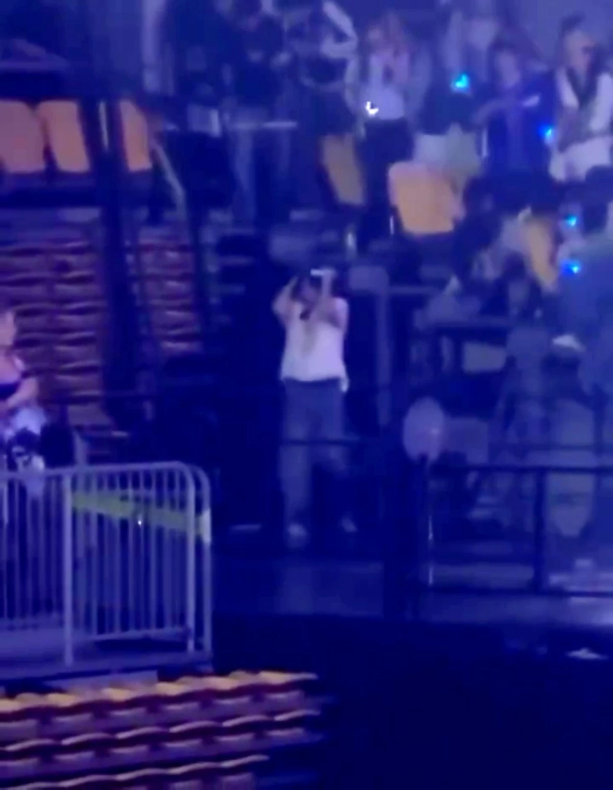 Super Junior's Ryeowook and the accident Screenshot from justelfsj video on X)