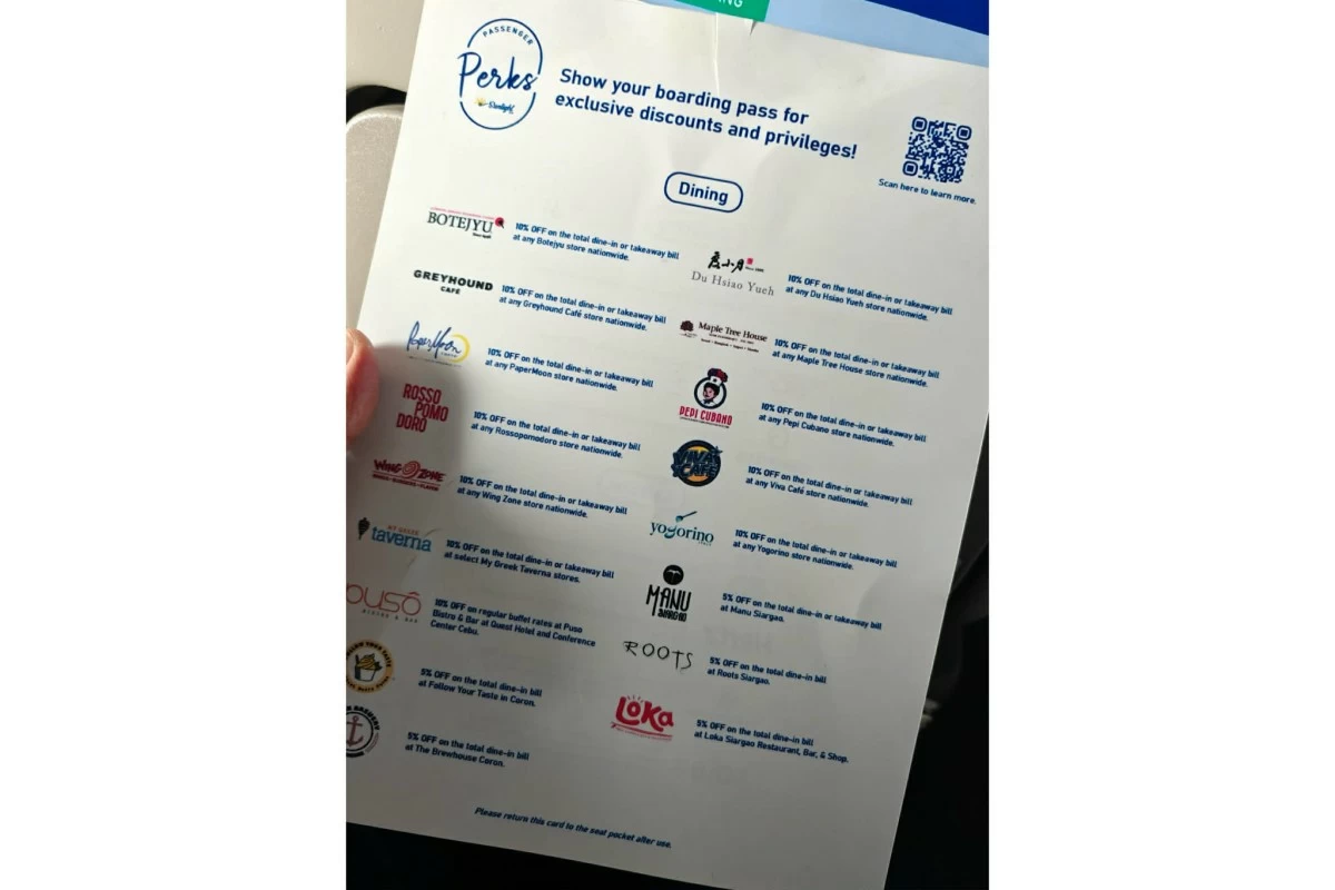 Don't forget to check seatback pocket to discover more perks and privileges (Photo by the author)