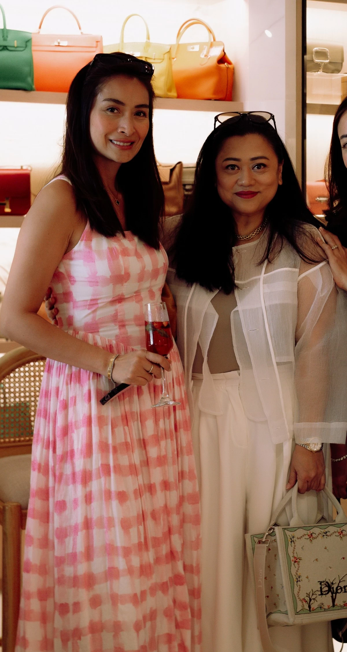 Phoemela Baranda and Candy Dizon (Photo courtesy of The Bag Hub)

