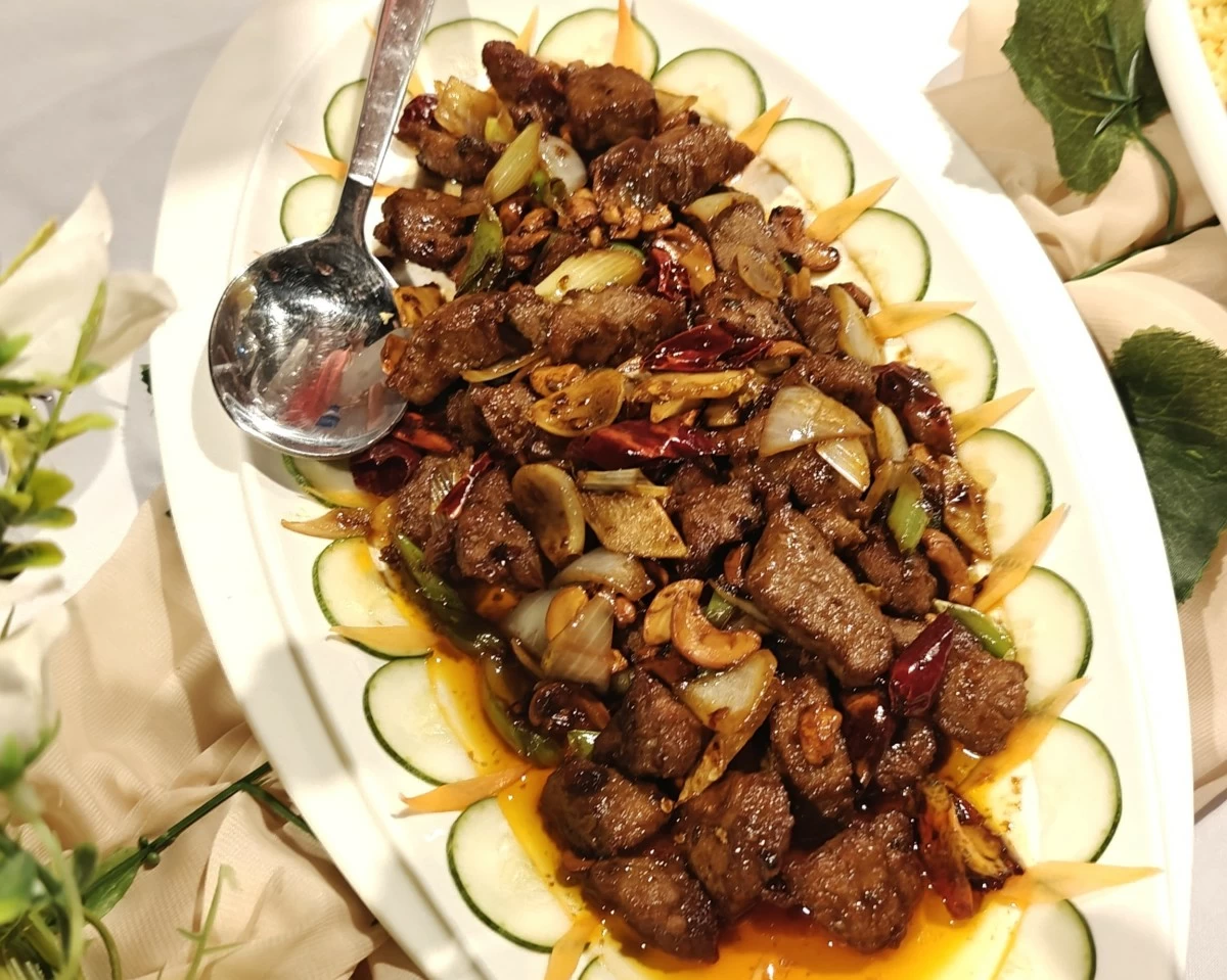 Kung Pao Beef Tenderloin (Photo by the author)