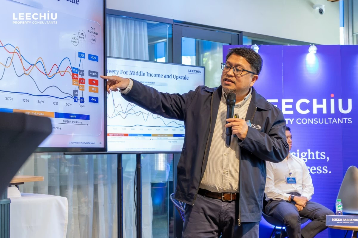 Leechiu Property Consultants Director of Research, Consultancy, and Valuation Roy Golez