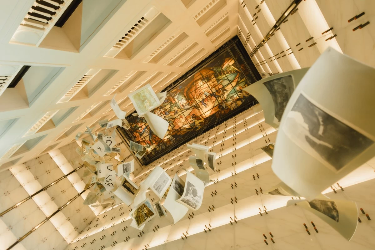 'Las Paginas' art installation (Photo courtesy of Admiral Hotel)