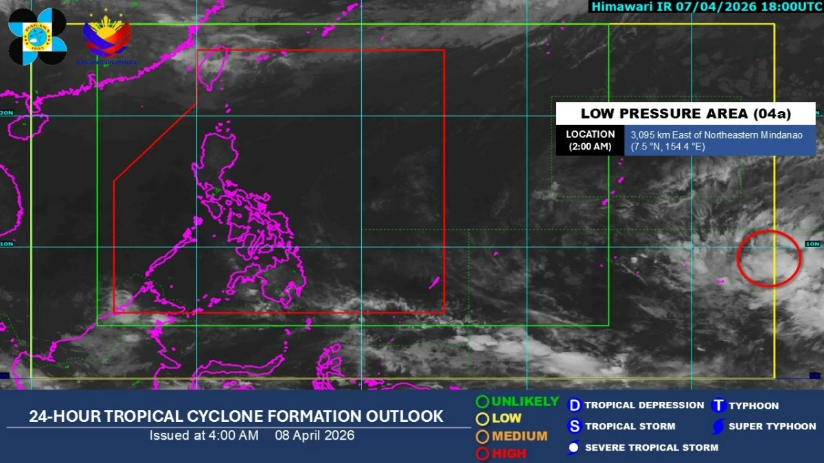 LPA spotted outside PAR; fair weather to persist — PAGASA