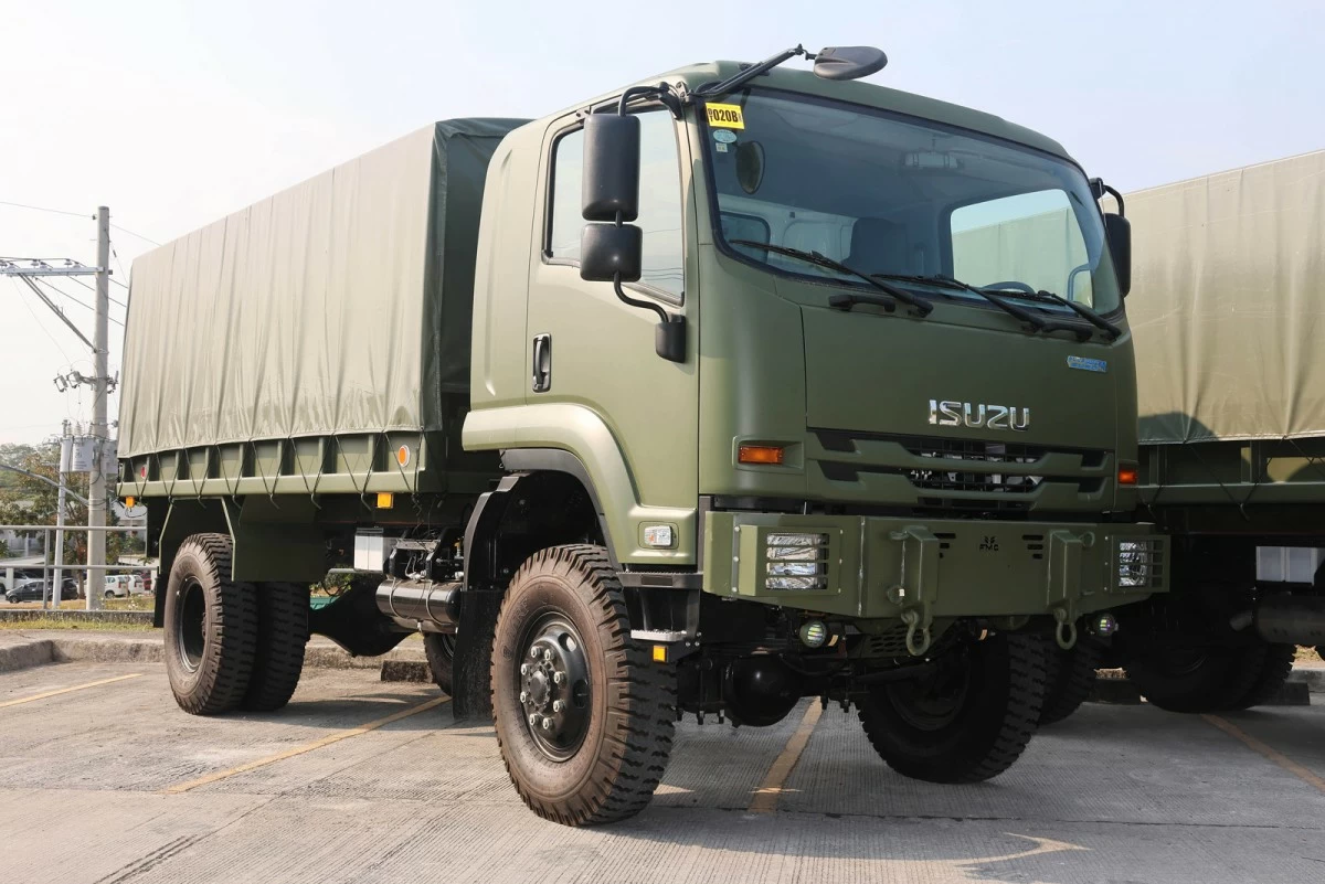 An Isuzu FTS medium-duty truck delivered to the Philippine military.