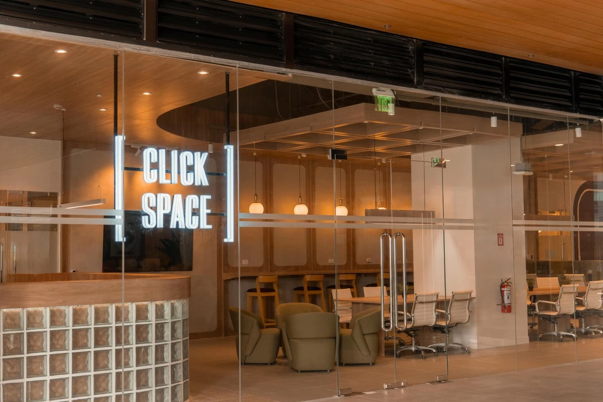 Click Space at One Ayala, a flexible workspace hub designed for modern businesses (Photo courtesy of Ayala Land Offices)