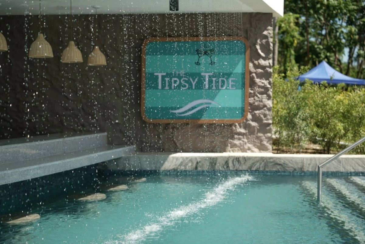 The linear pool at Club Laiya (Photo courtesy of Club Laiya)