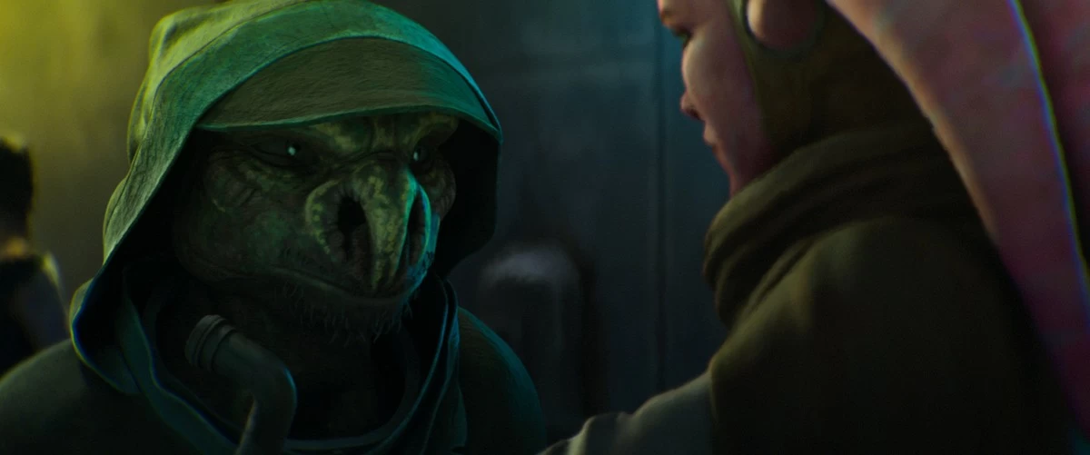 Master Eeko-Dio Daki in Lucasfilm's STAR WARS: MAUL - SHADOW LORD, exclusively on Disney . Photo courtesy of Lucasfilm. © 2026 Lucasfilm Ltd. All Rights Reserved.