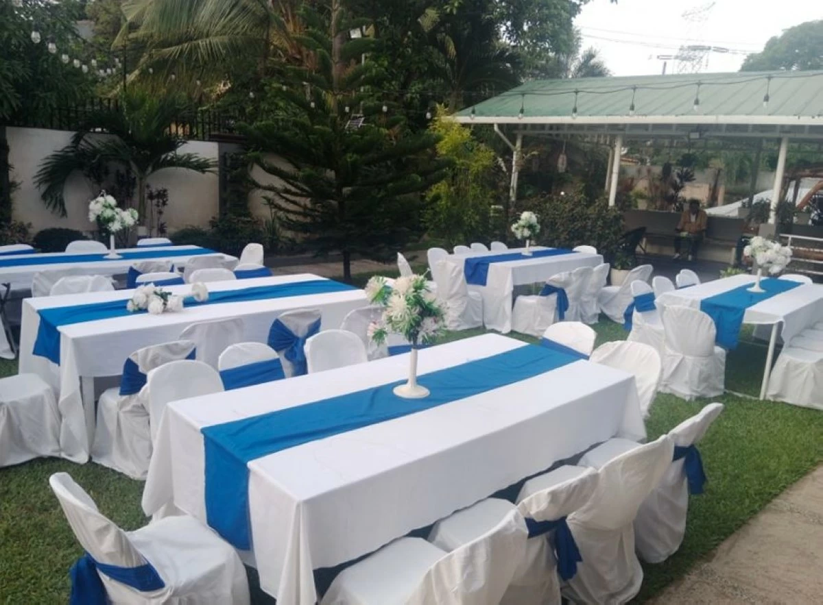 The outdoor function area of the garden resort (photo from Melinda's Garden FB page)