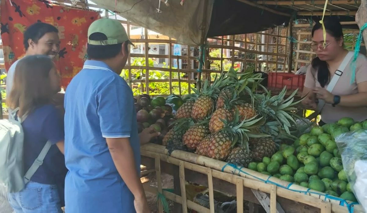 Tourists drop by in one of the fruit stands on Manila East Road in Tanay (photo by Nel Andrade)