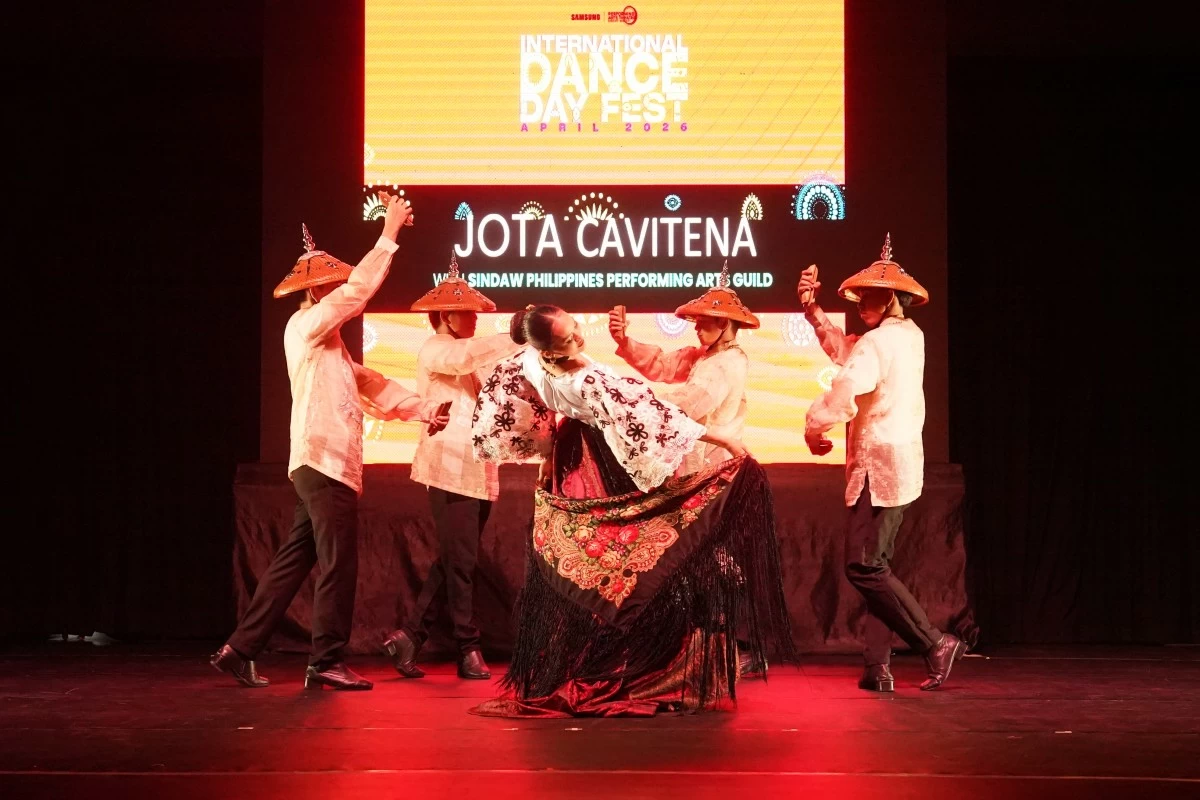 Sindaw Philippines Performing Arts Guild, a cultural dance group that celebrates Filipino heritage through traditional folk dances, features a performance of 'Jota Caviteña.' (Photo courtesy of the Ayala Foundation)