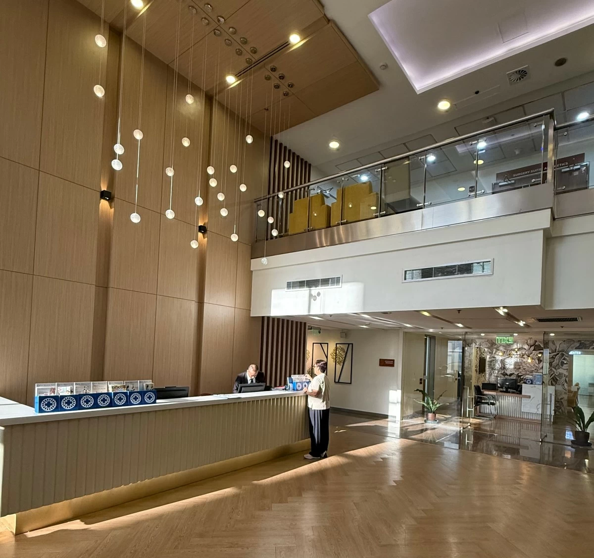 The Medical City’s Wellness and Aesthetics Institute’s receiving area. 