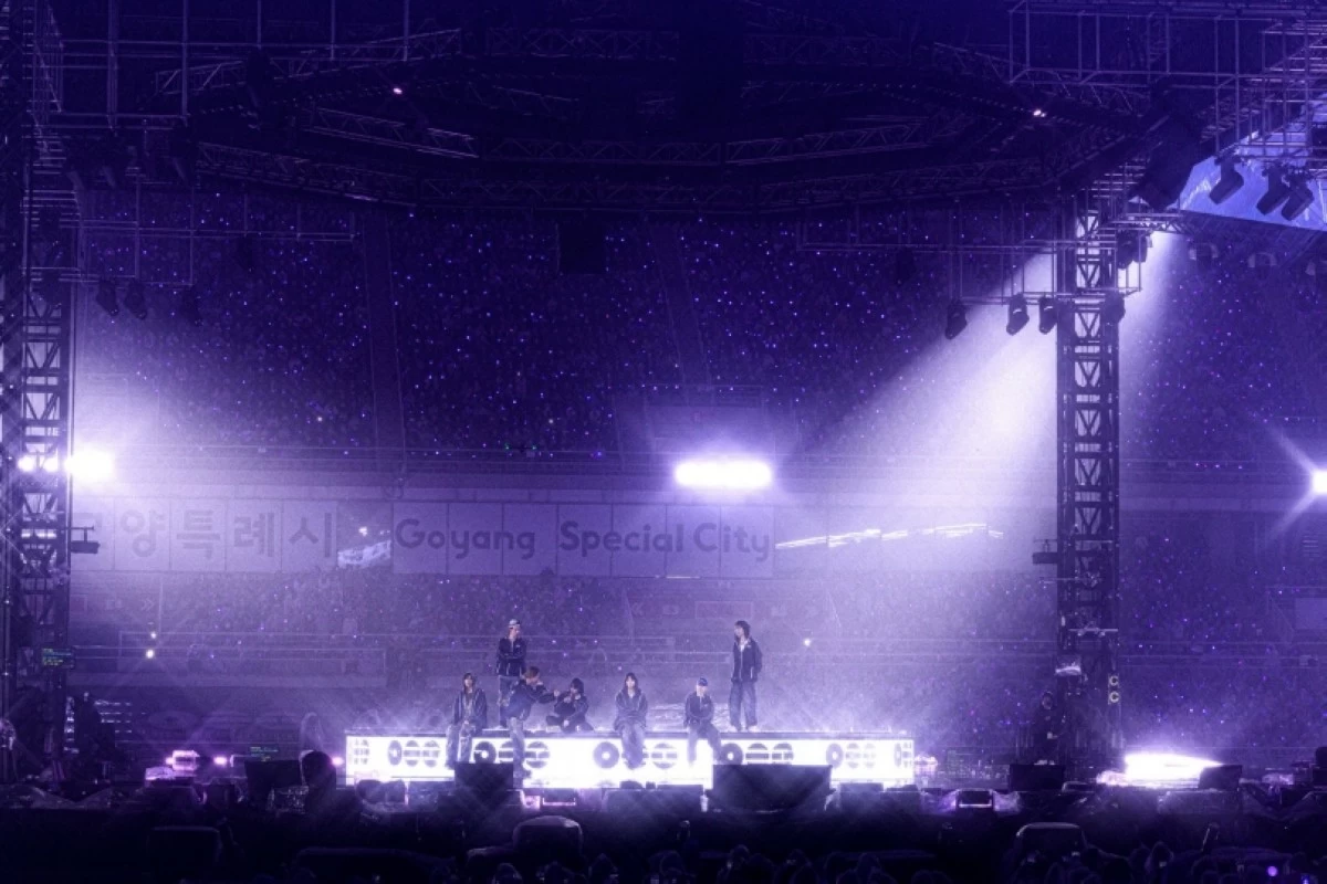BTS at their Goyang concert (X/BTS)
