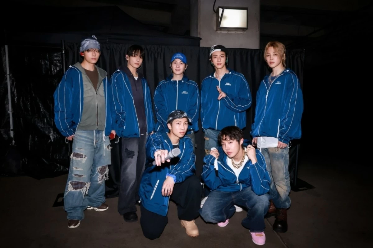 BTS at their Goyang concert (X/BTS)
