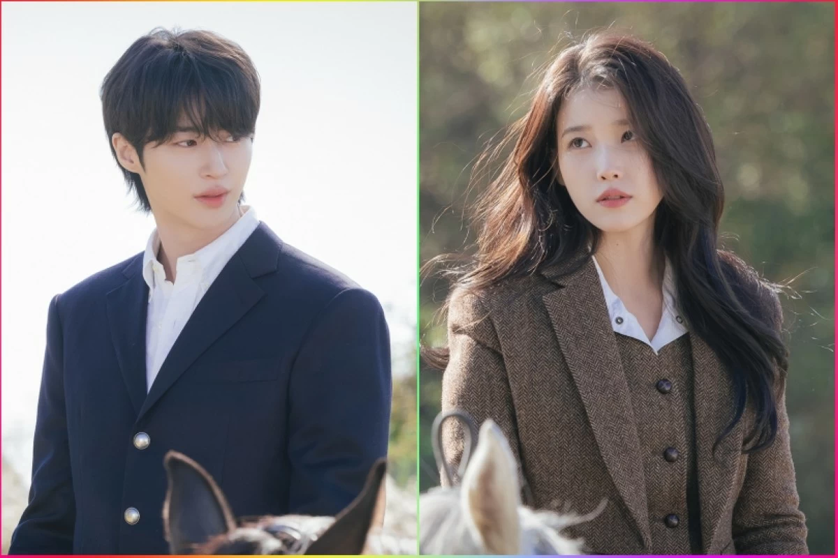IU and Byeon Woo-seok in 