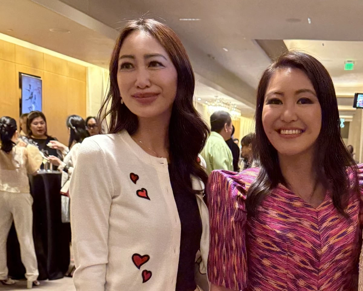 Sisters Tiffany Chua-Copok and Sheree Chua