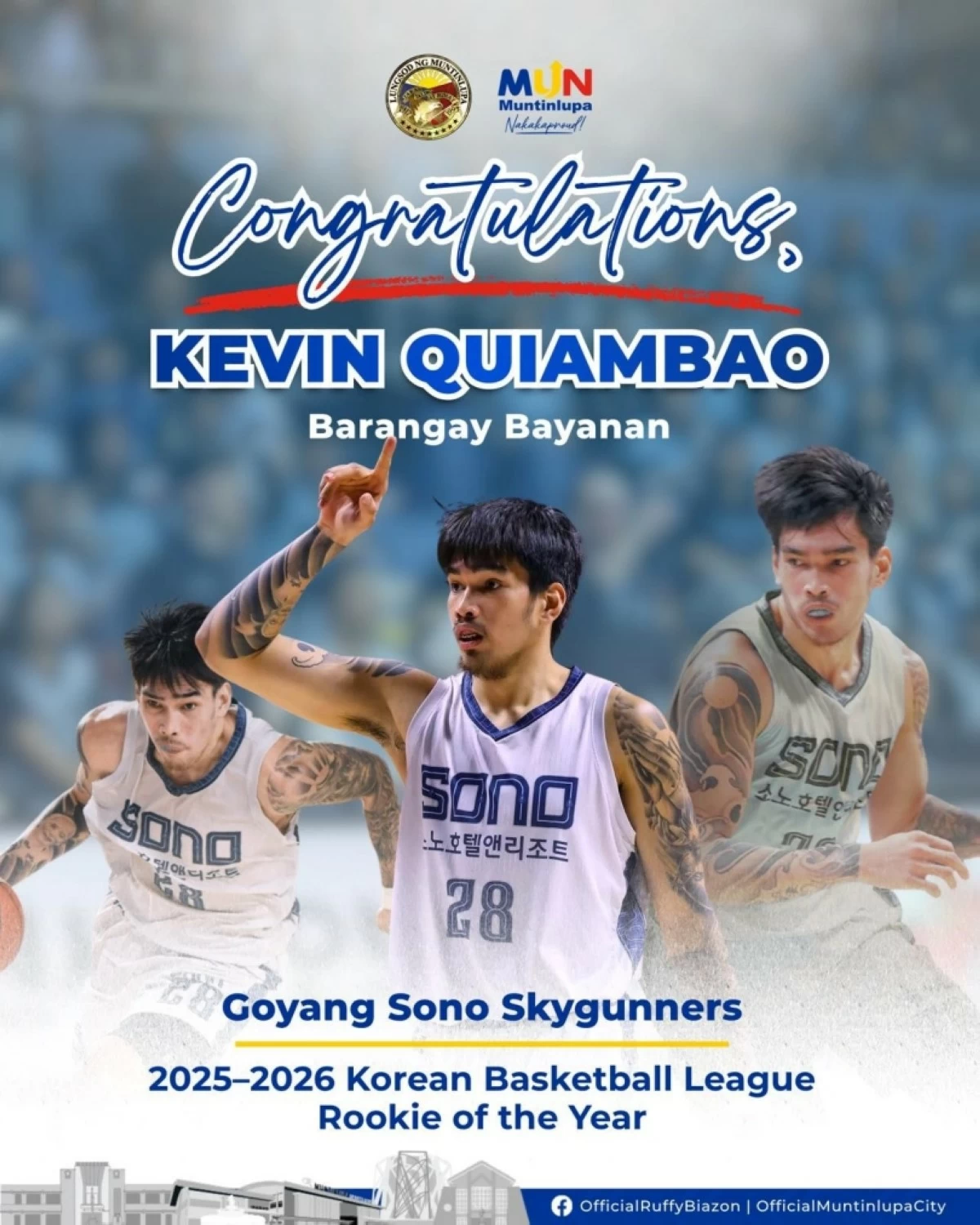 Kevin Quiambao (Photo from Muntinlupa PIO) 