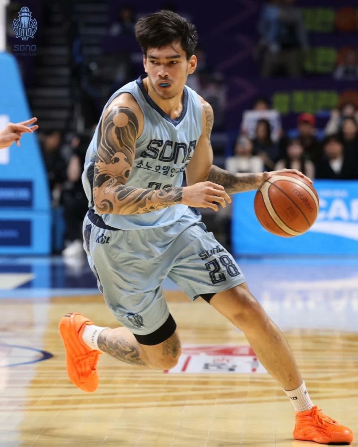 Kevin Quiambao plays for the Goyang Sono Skygunners in South Korea (Photo from KBL)
