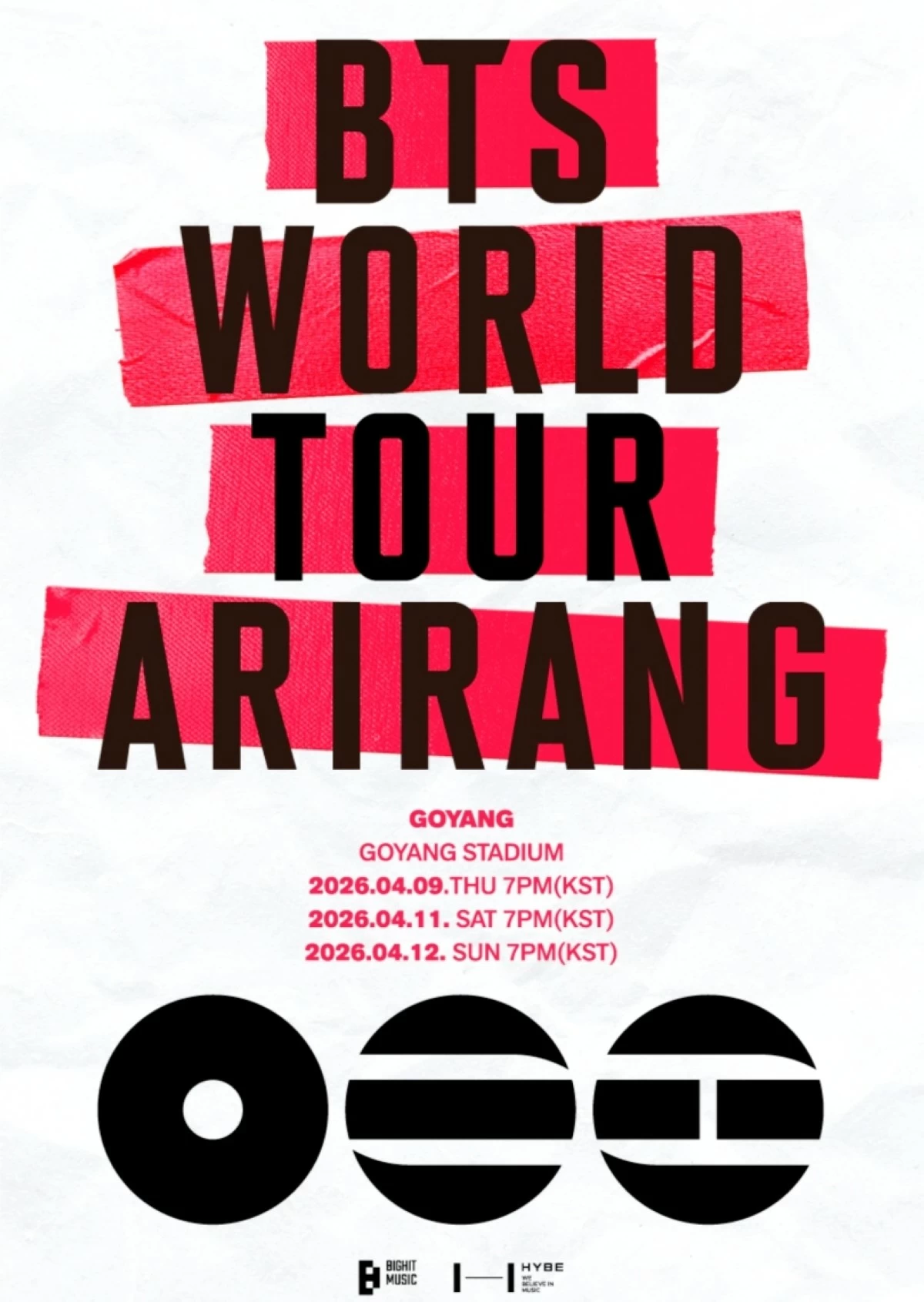 The poster for the BTS 