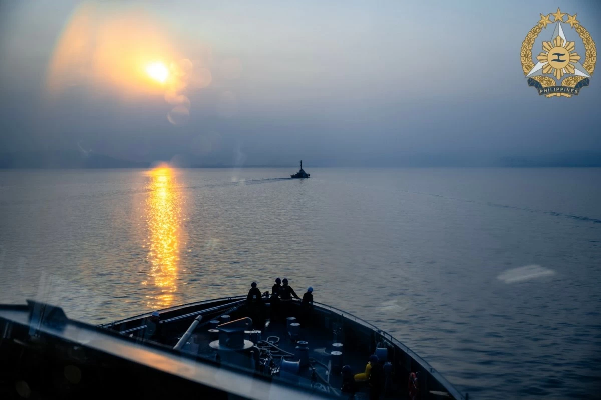 BRP Rajah Sulayman (PS20) sails out of Subic Bay and transits toward the operational area, demonstrating readiness and commitment to maritime security operations, during the Multilateral Maritime Cooperative Activity (MMCA) on April 11, 2026. (Photo: Armed Forces of the Philippines)