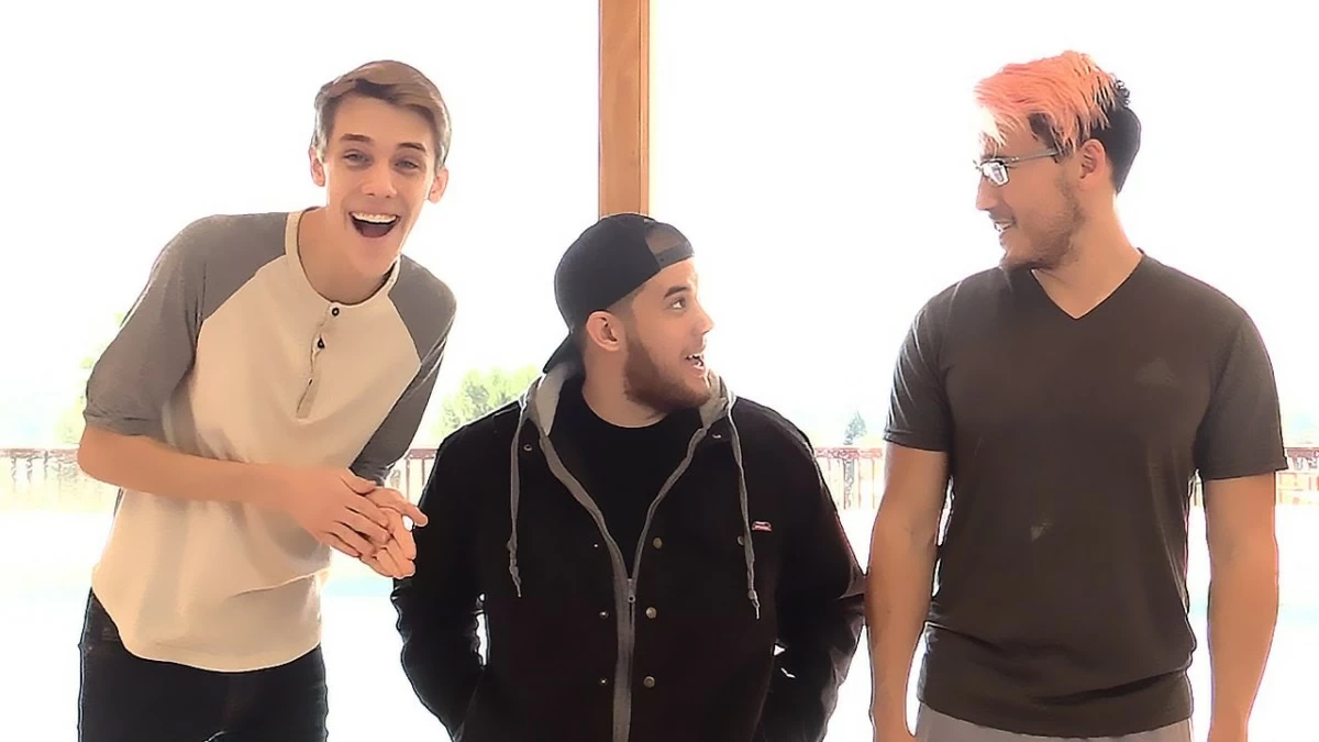 IS THAT MATT AND RYAN FROM SUPERMEGA? In the early days of their Internet career, Matt and Ryan would strike a friendship and end up working as editors for let's player Markiplier. (Screengrab: Markiplier | YouTube