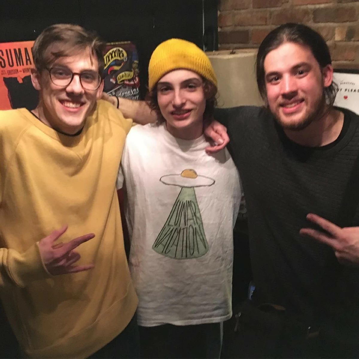 BIG LEAGUES Matt and Ryan with 