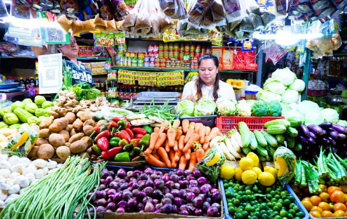 A vegetable stall at the Carmona Public Market (File photo by Carla Bauto Deña/MANILA BULLETIN)