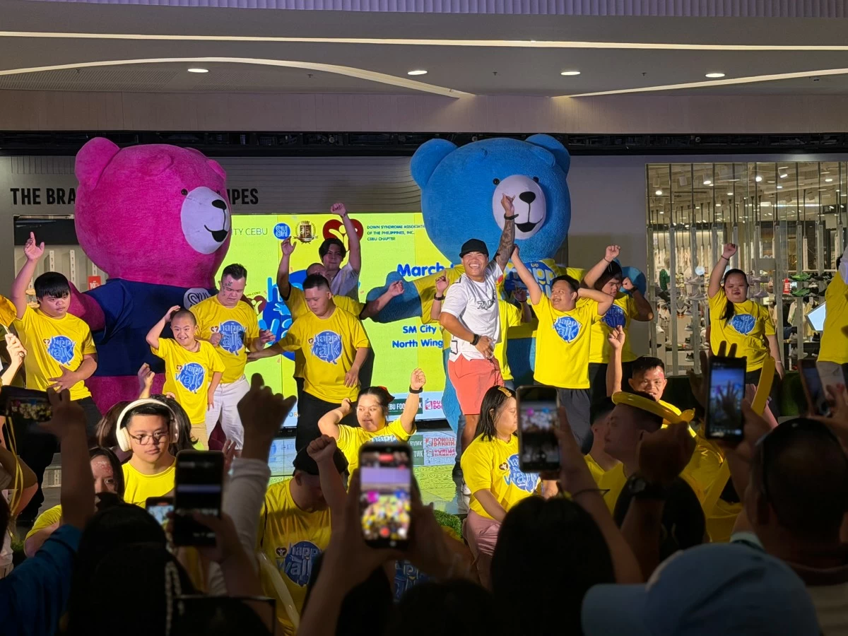 Onstage performances at Happy Walk 2026 in SM City Cebu celebrate the talents and self￼expression of persons with Down syndrome in an inclusive space that encourages them to shine.
