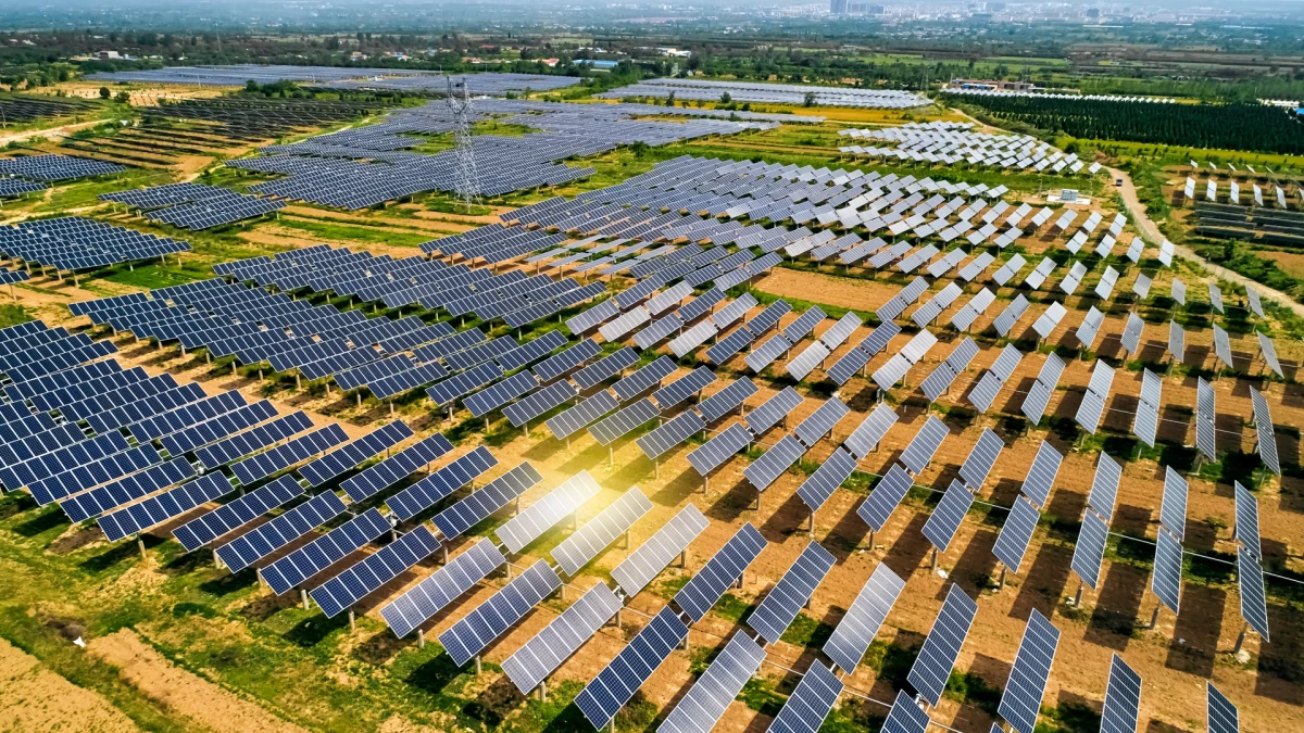 Renewable energy sources like solar power are touted as cheaper, more stable alternatives to fossil fuels.