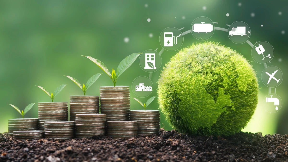 Climate finance is needed to fund just transition initiatives, including replacing fossil fuels with clean energy.