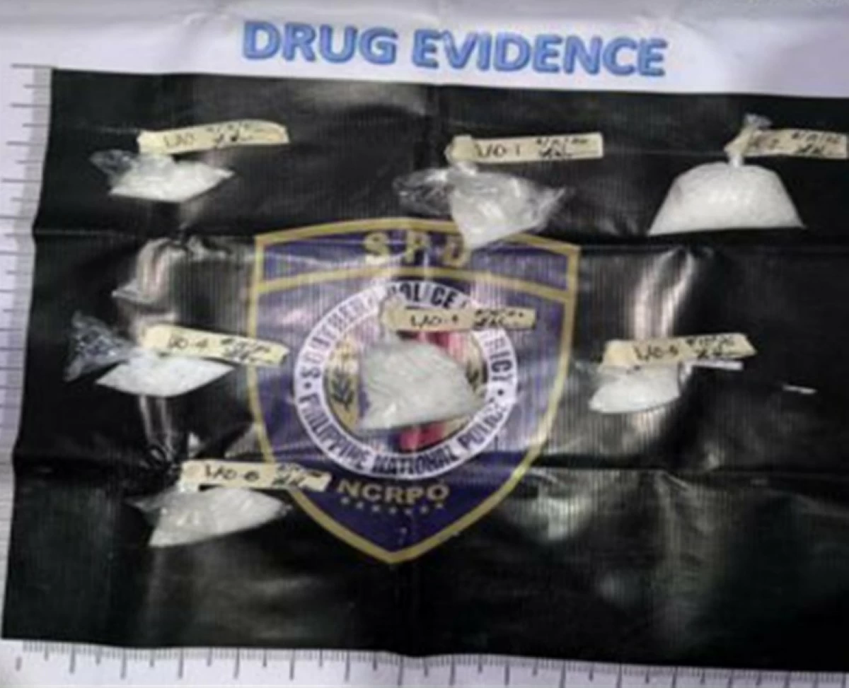 The buy-bust operation conducted by the Southern Police District in Barangay Rizal, Taguig on April 15 (Photo from SPD) 