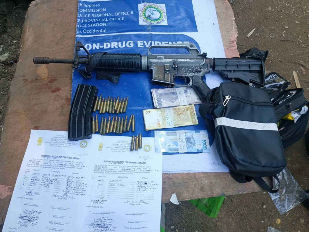 THE PDEA'S haul in Escalante City, Negros Occidental. (PDEA-NIR FB)