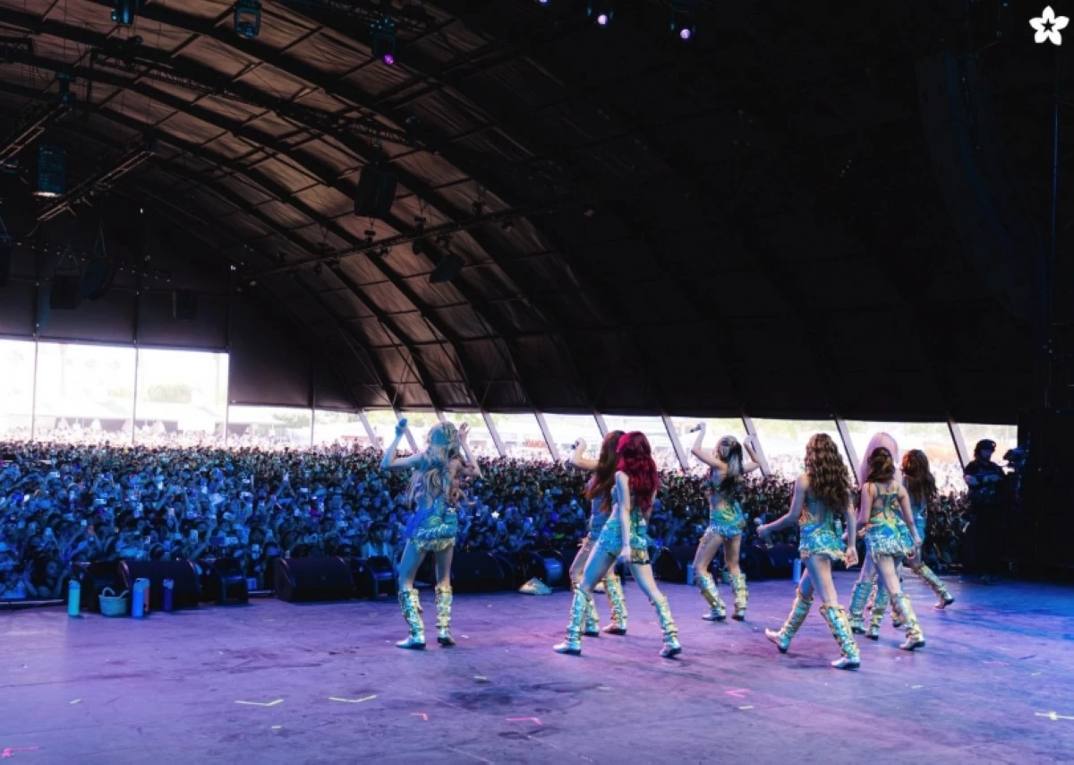 BINI at Coachella on April 10 (Photo provided by See You Later) 